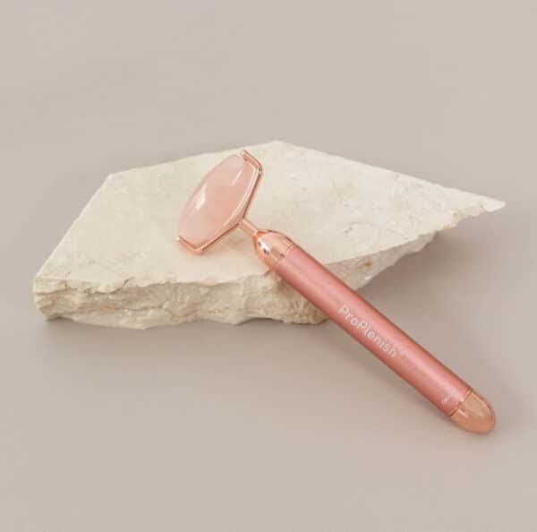 ProPlenish Micro-vibrating Rose Quartz Roller