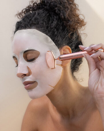 rejuvenate your skin with face roller and anti ageing facemask