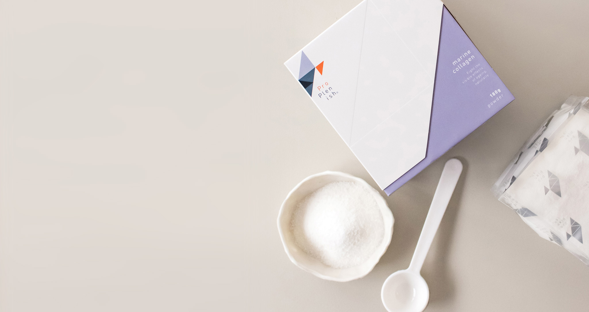 Notox - ProPlenish marine collagen with spoon