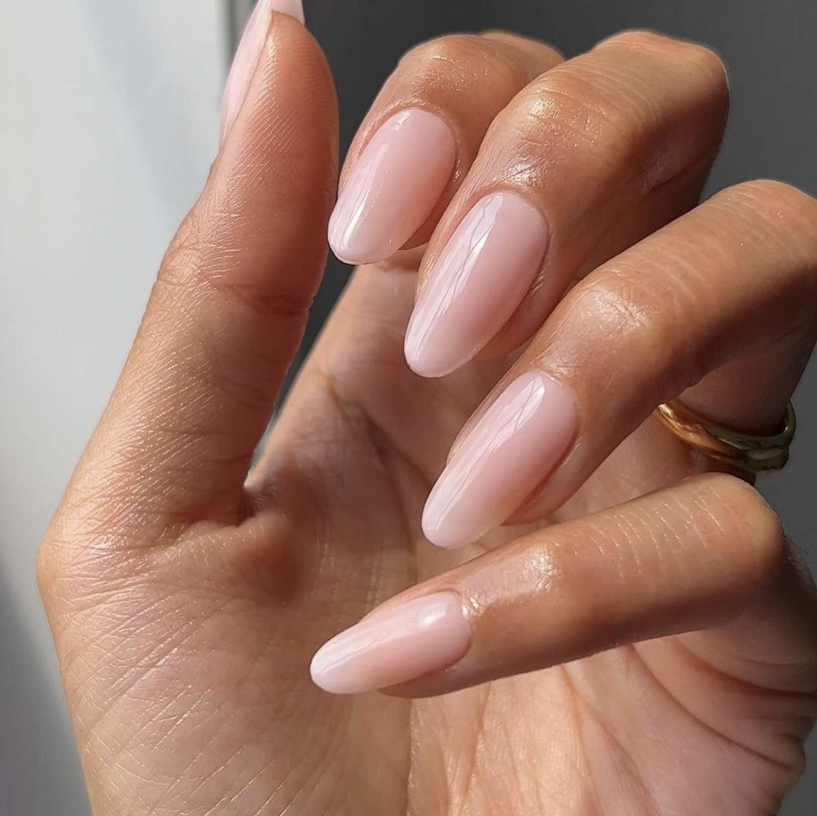 womens hand with nails