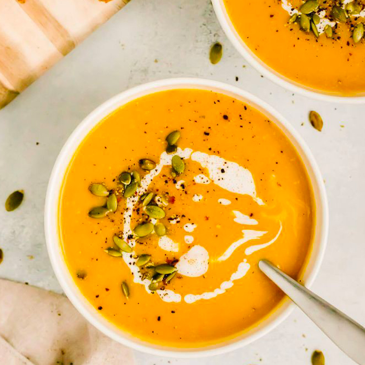 Nourishing Pumpkin & Ginger Soup with Marine Collagen